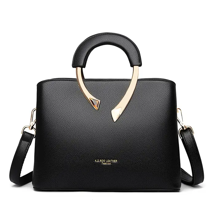Sac à bandoulière moyen pour maman, nouveau Style, motif litchi, grand PU souple, fermeture à glissi