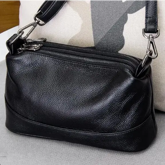 Arliwwi-Sac en cuir véritable pour femme, sacs à main de luxe, sacs à bandoulière à la mode, sac à m