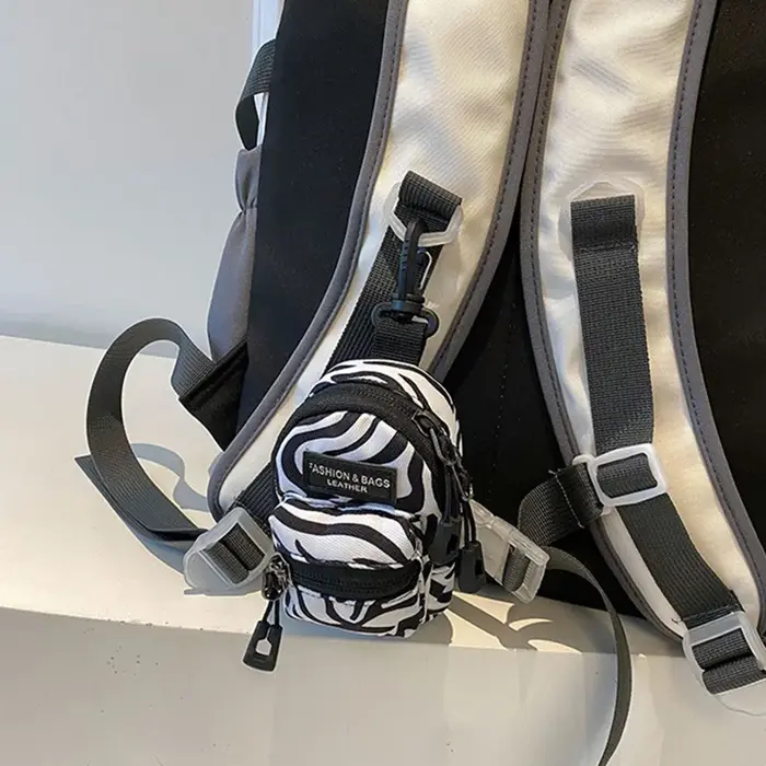 Mini porte-monnaie unisexe, sac bandoulière portable, portefeuilles, sacs à épaule pour écouteurs et clés, style Hip Hop décontracté, polyvalent, nouveauté