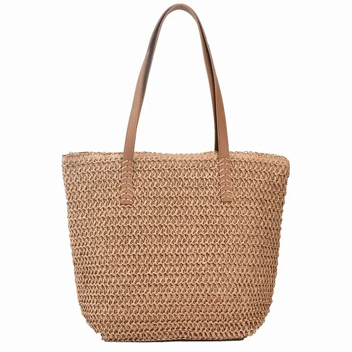Sac à main bohème en paille pour femmes