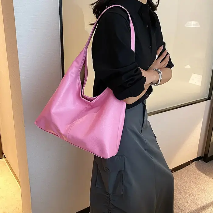 Leftside-Sac à main en cuir haute capacité pour femme