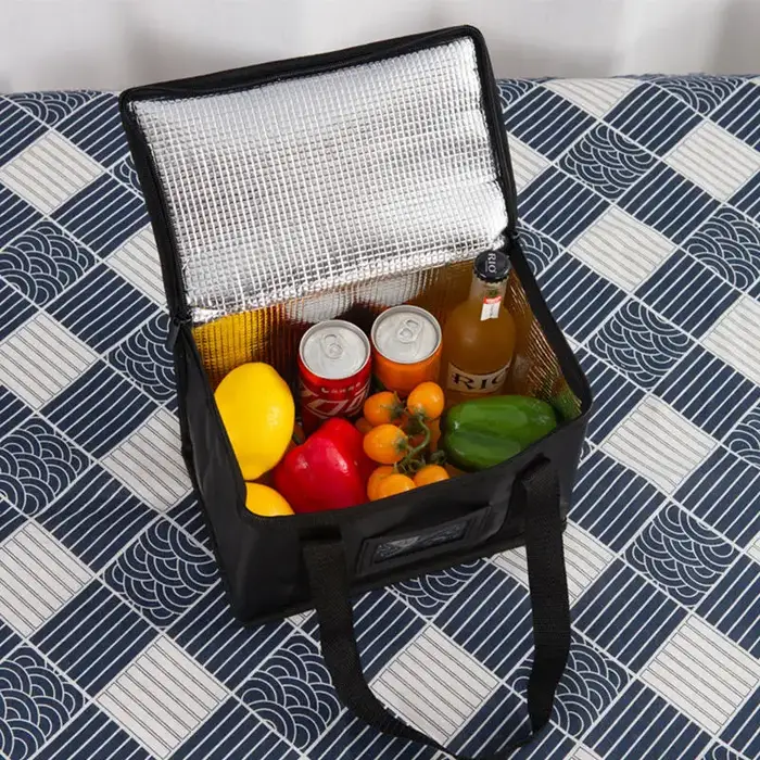 Sac isotherme thermique isolé 16-70L - Fourre-tout portable de grande capacité avec fermeture à glissière pour les pique-niques