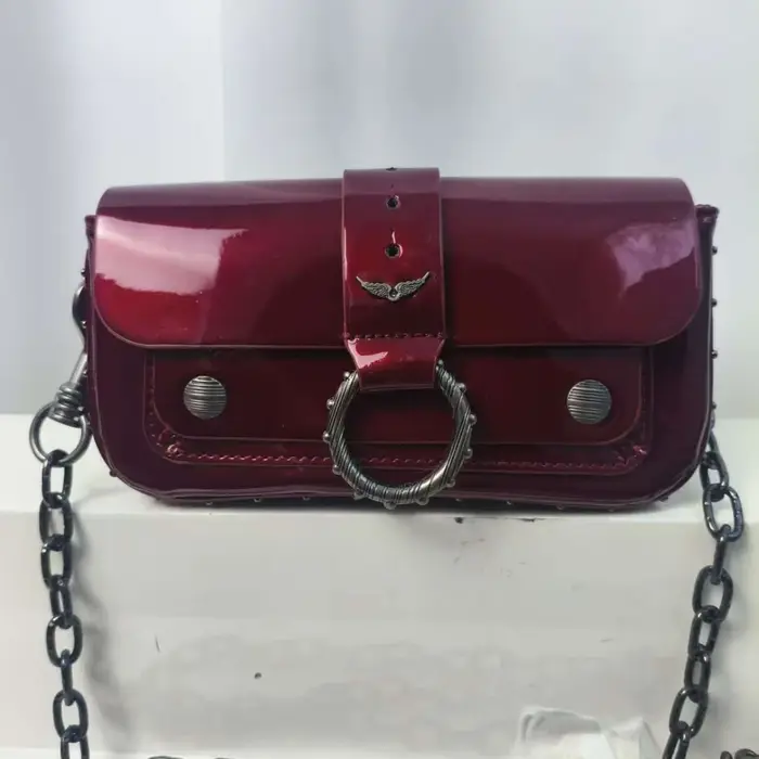 Sac mini haut de gamme 2026 au design classique avec rivets circulaires