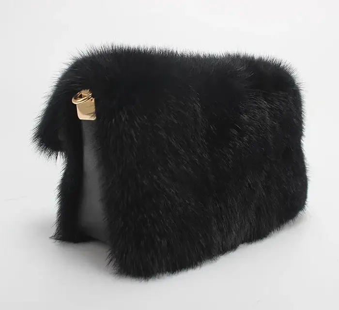 Sac classique en vraie fourrure de vison pour femmes