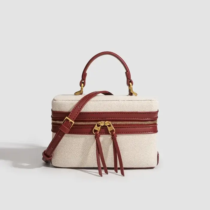 Boîte de mode femmes sacs à main concepteur toile épaisse épaule