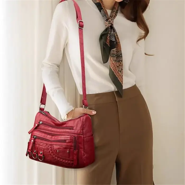 Sac à bandoulière en PU vintage