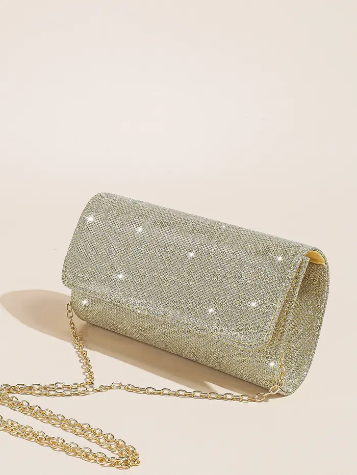 Sac de soirée à paillettes, pochette pour femmes, sac à main de fête scintillant, sac de mariage