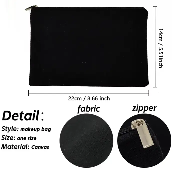 Sac de maquillage personnalisé avec nom
