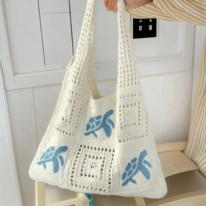 Sac fourre-tout de plage au crochet