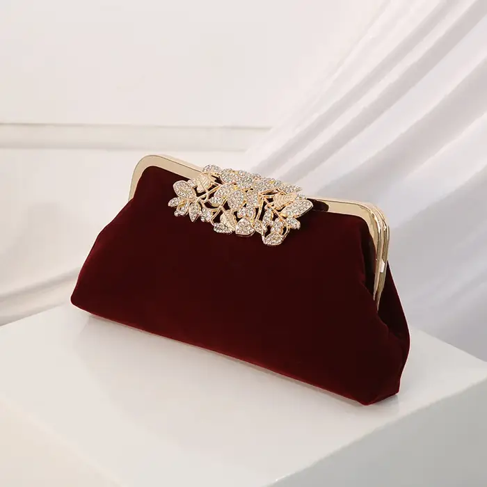 Pochettes de soirée en strass pour femmes, sac à main de fête en cristal scintillant et diamant, sac à bandoulière Vintage en velours pour Cocktail de mariage