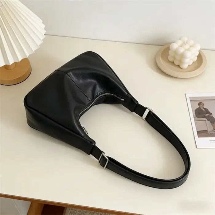 Sacs fourre-tout tendance en cuir PU souple pour femmes – Grands