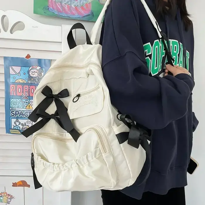 2025 mode sac à dos toile femmes sac à dos antivol sacs à bandoulière nouveau sac d'école pour adole