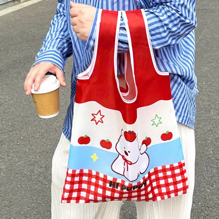 Sac de courses mignon de grande capacité