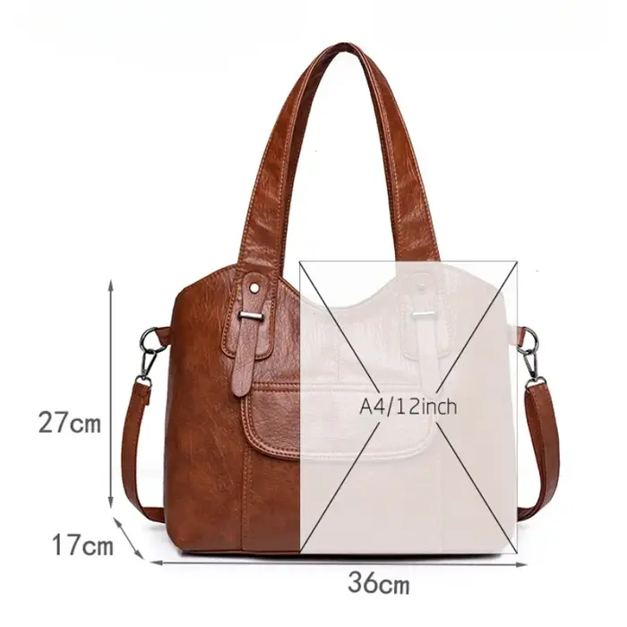 Sacs à main de luxe en cuir souple pour femmes