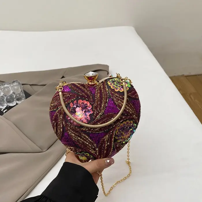 Pochettes de luxe en or pour femmes, sacs de fête, sac à main de soirée de styliste, sac à bandouliè