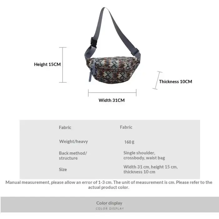 Sac banane Bohemia pour femme