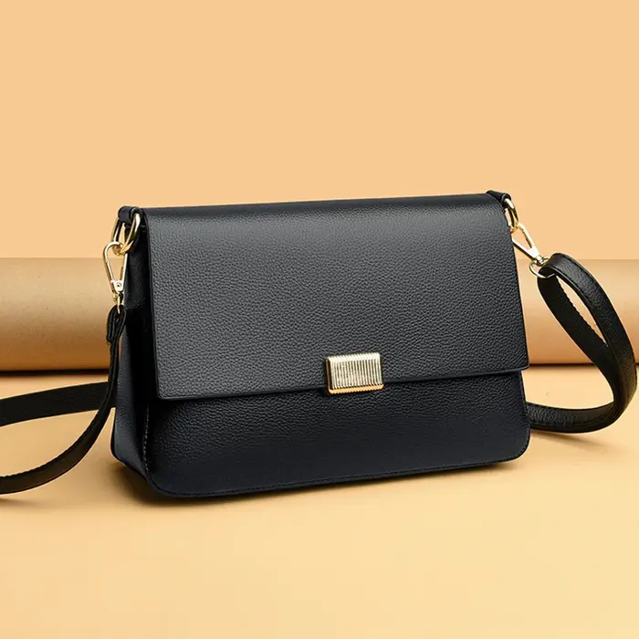 Petit sac à bandoulière matelassé en cuir PU pour femme