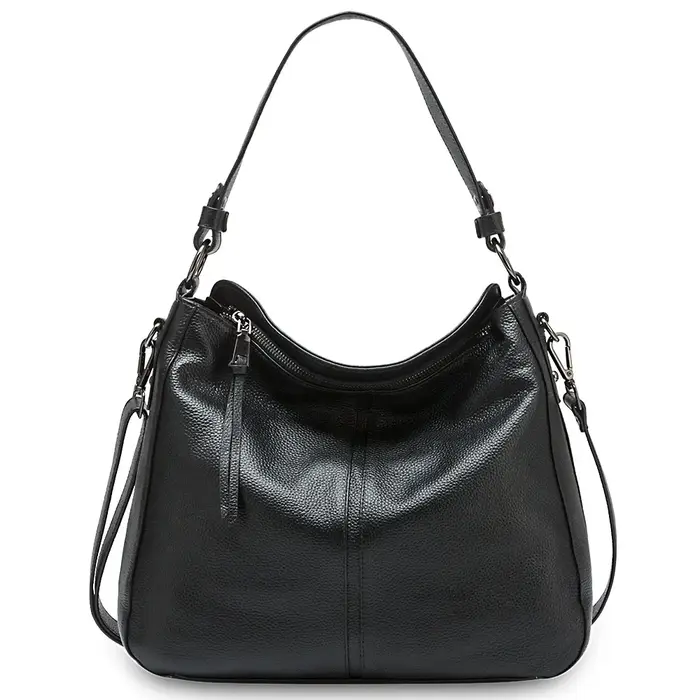 Sac à bandoulière pour femme Zency de haute qualité en cuir véritable à 100 %