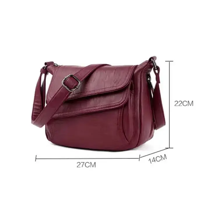Sac à main de luxe en cuir souple pour femmes