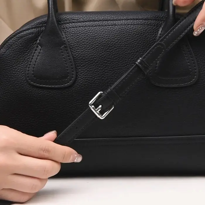 Nouveau sac en cuir de vachette imprimé à la main