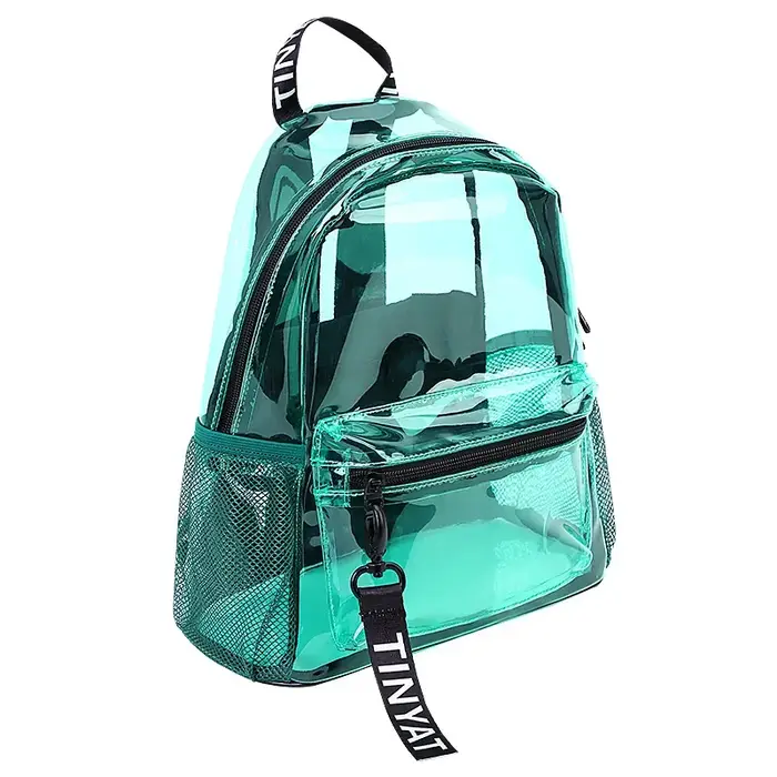 Sac à dos de plage en PVC transparent pour femmes et filles