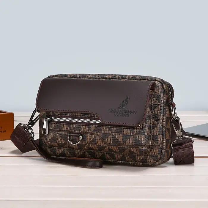 Pochettes en cuir PU pour hommes d'affaires