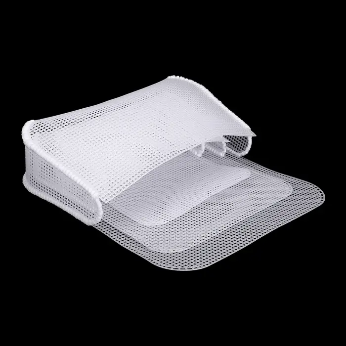 Lot de 6 grilles en plastique blanches pour le crochet et le tricot