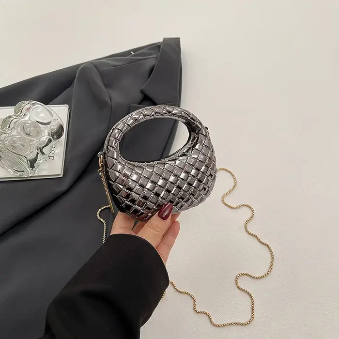 Sac de soirée doré, sacs à main et sac à main de luxe de styliste