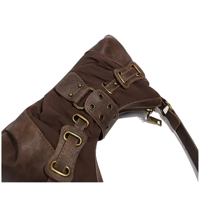Sac à main sous les bras marron pour filles