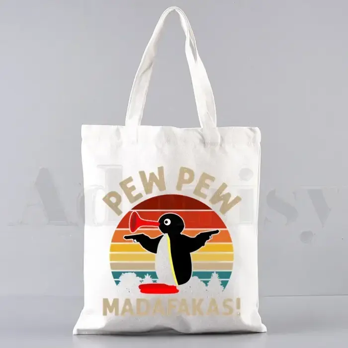 Pew Pew Madafakas sac fourre-tout unisexe sacs en toile