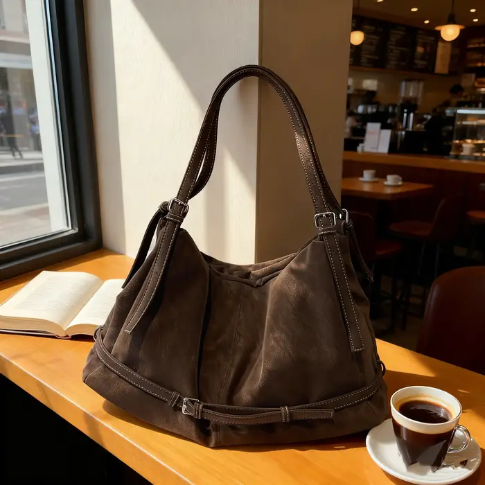 Faux daim femme sacs à bandoulière hiver nouveau dames sac à main grande capacité marque design femmes grands