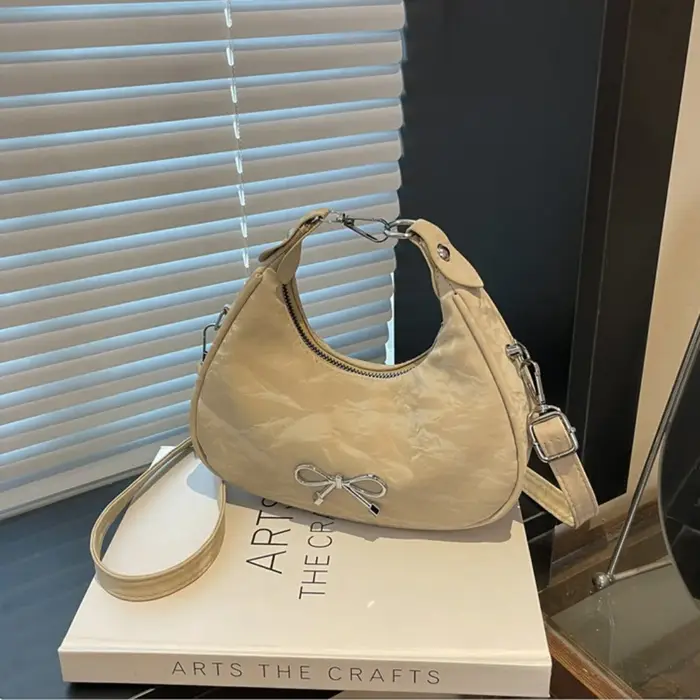 Sac à bandoulière élégant grande capacité avec nœud