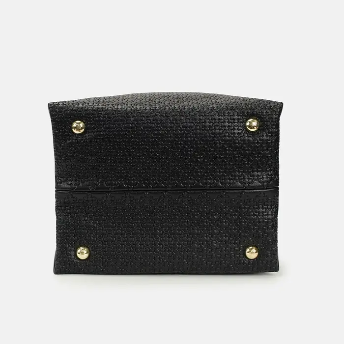Sac seau CH Monogram avec poignée supérieure et bandoulière amovible pour le quotidien