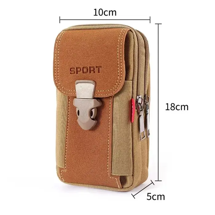 Pochette de ceinture unisexe pour téléphone portable pour hommes