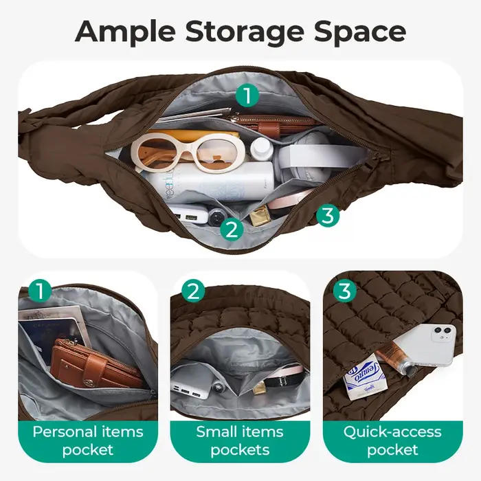 BAGSMART Sac hobo grande capacité pour femme