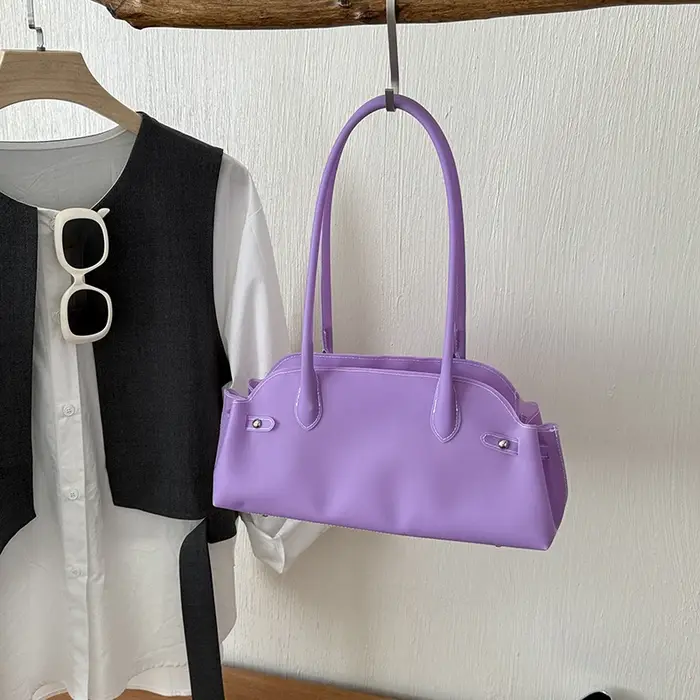 Sac à main violet 2026 – Sac transparent imperméable pour femme, idéal pour les voyages et la plage,