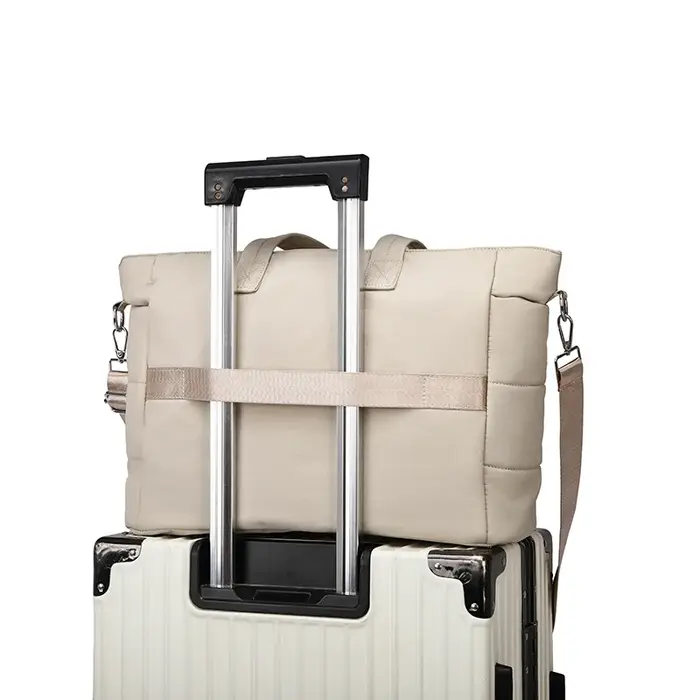 Sac pour femmes couleur unie sac fourre-tout trajet collège rembourré sac à bandoulière loisirs Simple femme sacs à