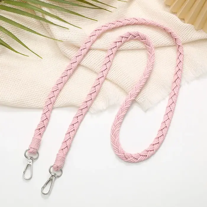 Sangle de sac tressée tissée à la main détachable