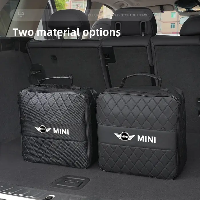 Sac de rangement en cuir pour voiture
