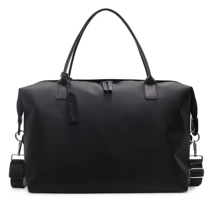 Sac à main tendance de grande capacité avec accents en cuir, simple et polyvalent, un incontournable