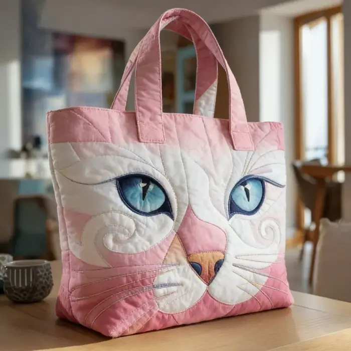 Sac fourre-tout matelassé vintage pour femme