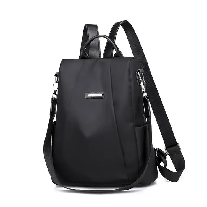 Nouveauté vente chaude femmes kaki moyen sac à dos sac à main imperméable en Nylon Anti-vol sac à dos léger sac à bandoulière