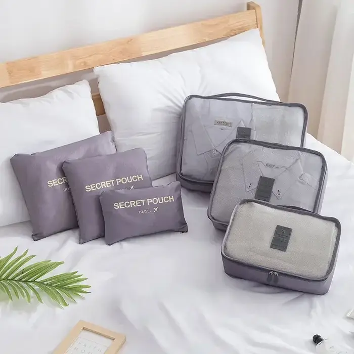 Organisateur de voyage sacs de rangement valises de voyage portables organisateur sac de voyage pour femmes organisateur de bagages vêtements chaussures sac