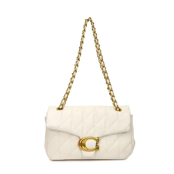 Sac à main féminin haut de gamme - Sac pour femme avec chaîne à motif diamant, petit sac carré tenda