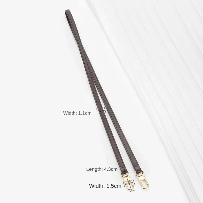 Sangles de sac en cuir de remplacement marron foncé pour LV Speedy 20 25 30 bretelles réglables sacs longs accessoires de ceinture