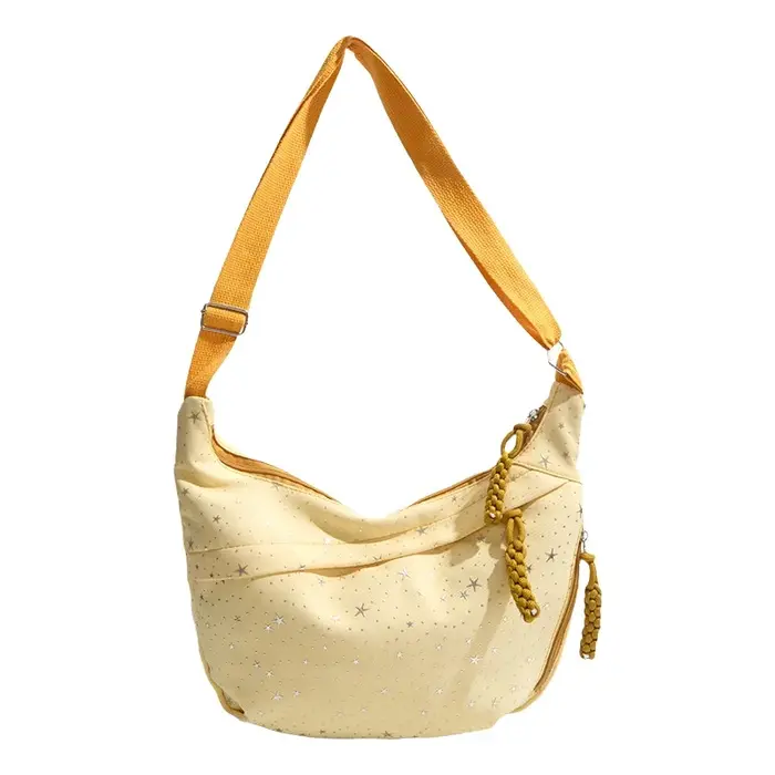 Sac à bandoulière tendance à imprimé étoiles pour femme