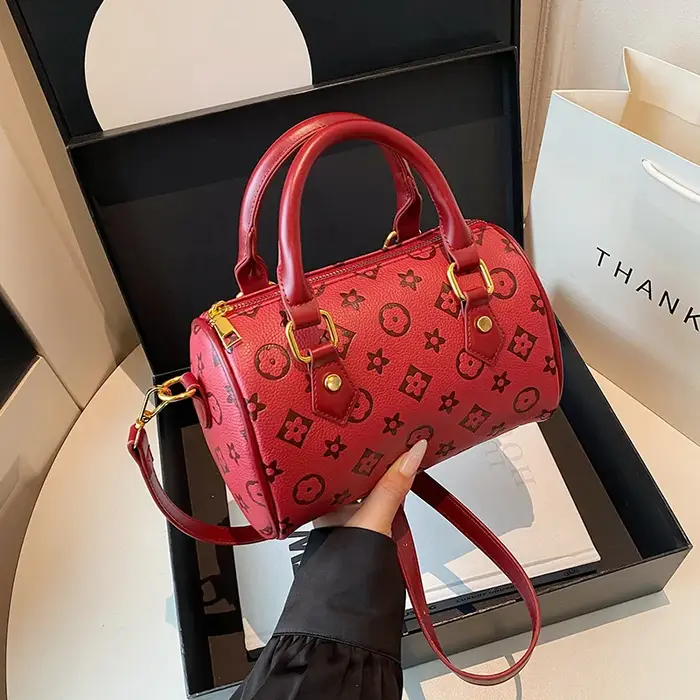 Sac à main imprimé pour femmes, fourre-tout de luxe léger de grande capacité, sac à bandoulière poly