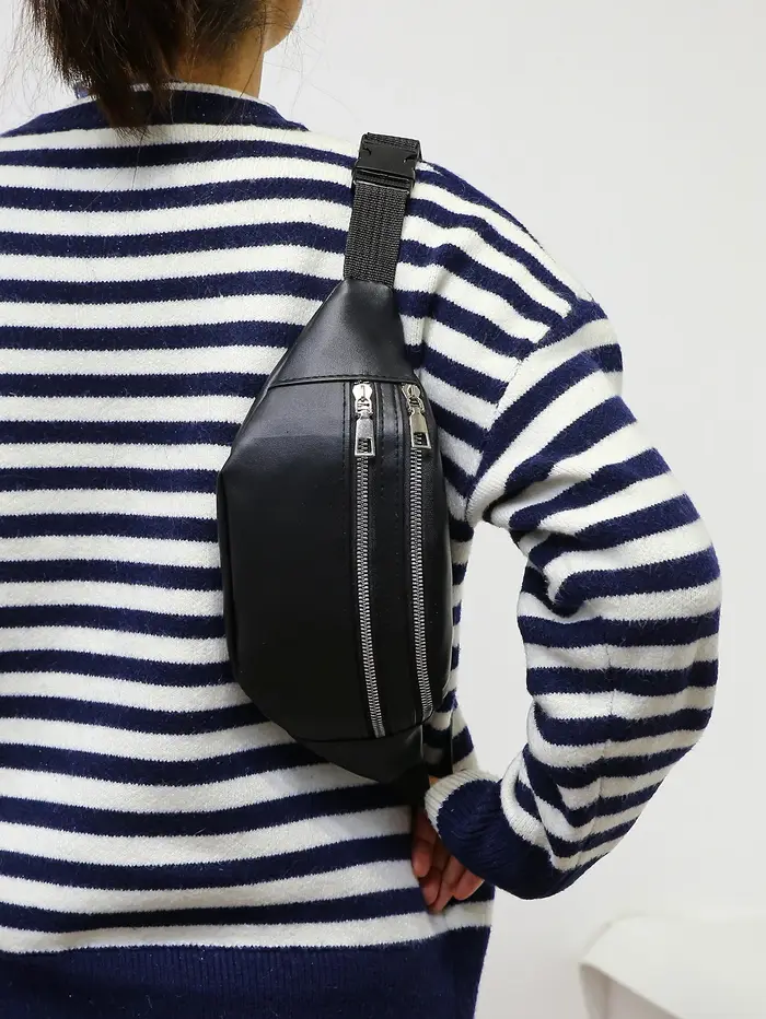 Sac banane décontracté pour femme, sac banane, sacs de poitrine à bandoulière, sac banane unisexe, sac de ceinture de voyage étanche, sac à main de sport, poche, mode
