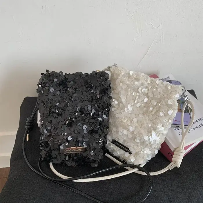 Nouveaux sacs à main pour femmes texturés à sequins 2026