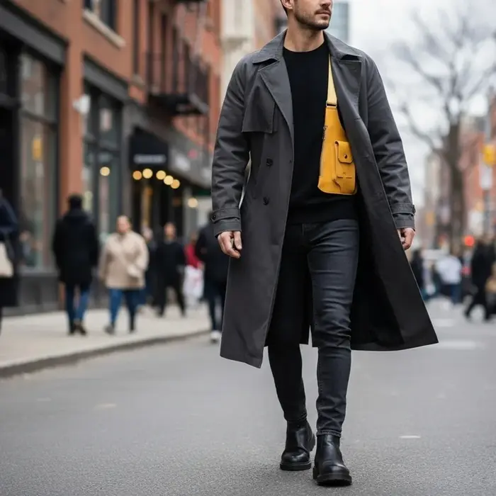 Sac vintage à double bandoulière